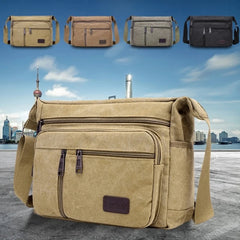 Retro Casual Shoulder Bag Canvas Outdoor Diagonal Unisex Messenger Bag