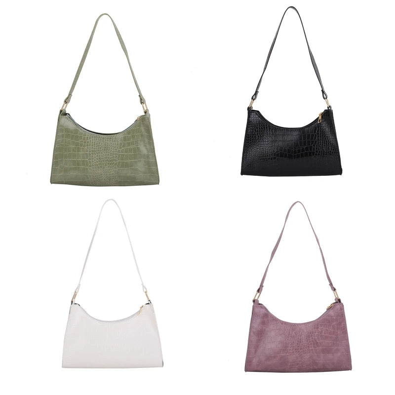 Retro Casual Women's Shoulder Bag PU Leather Handbags for Women Ladies