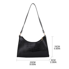 Retro Casual Women's Shoulder Bag PU Leather Handbags for Women Ladies