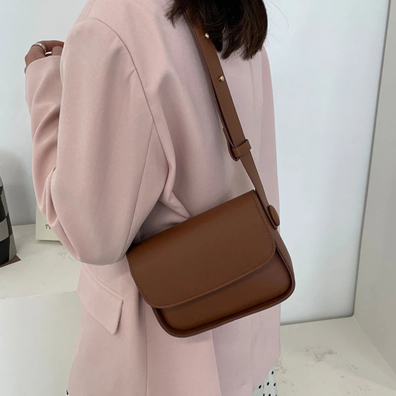 Retro PU Leather Women's Handbag