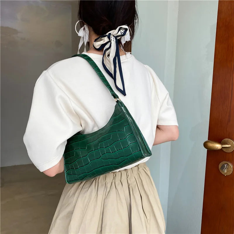 Retro Casual Women's Totes Shoulder Bag PU Leather Handbag