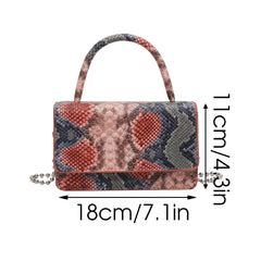 Retro Chain PU Leather Crossbody Bags For Women Shoulder Bag Lady Small Handbags