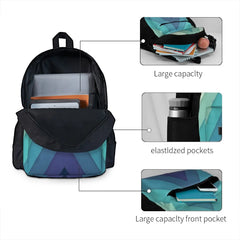 Retro Chevrons 001 Backpacks Men's Backpacks Bags For Women Anime Bag For Women