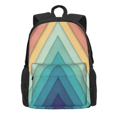 Retro Chevrons 002 Backpacks Men's Backpacks Bags For Women