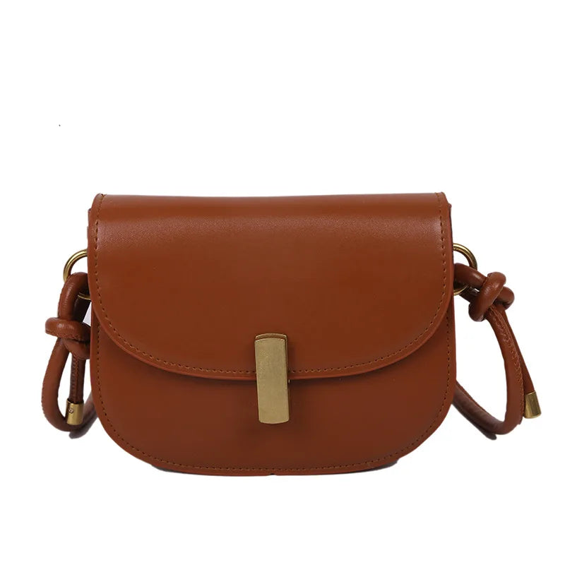 Retro Crossbody Bags Female Bags Tide Net Red ins Saddle Bag Shoulder Bag