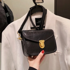 Retro Crossbody Bag Hasp Women Messenger Bag LOCK Shoulder Bag