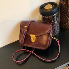 Retro Crossbody Bag Hasp Women Messenger Bag LOCK Shoulder Bag