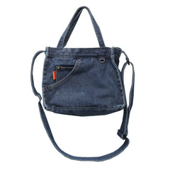Youth Denim Crossbody Bag Small Mini Square Shoulder Bag