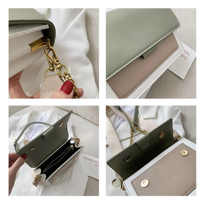 Retro Women's Handbag Chain Shoulder Lady Totes