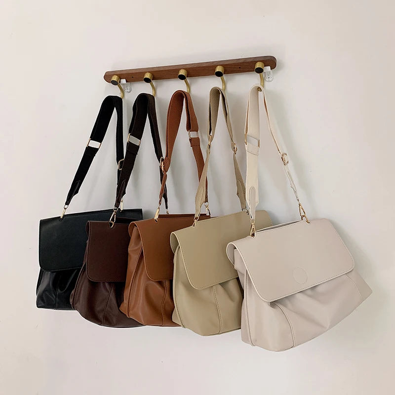 Retro Big Casual Handbag and Purses for Women Winter Large Crossbody Bags