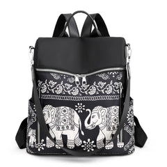 Retro Ethnic Backpack Women Girl School Casual
