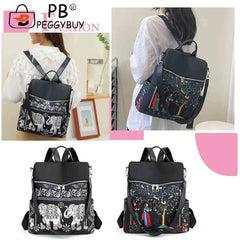 Retro Ethnic Backpack Women Girl School Casual