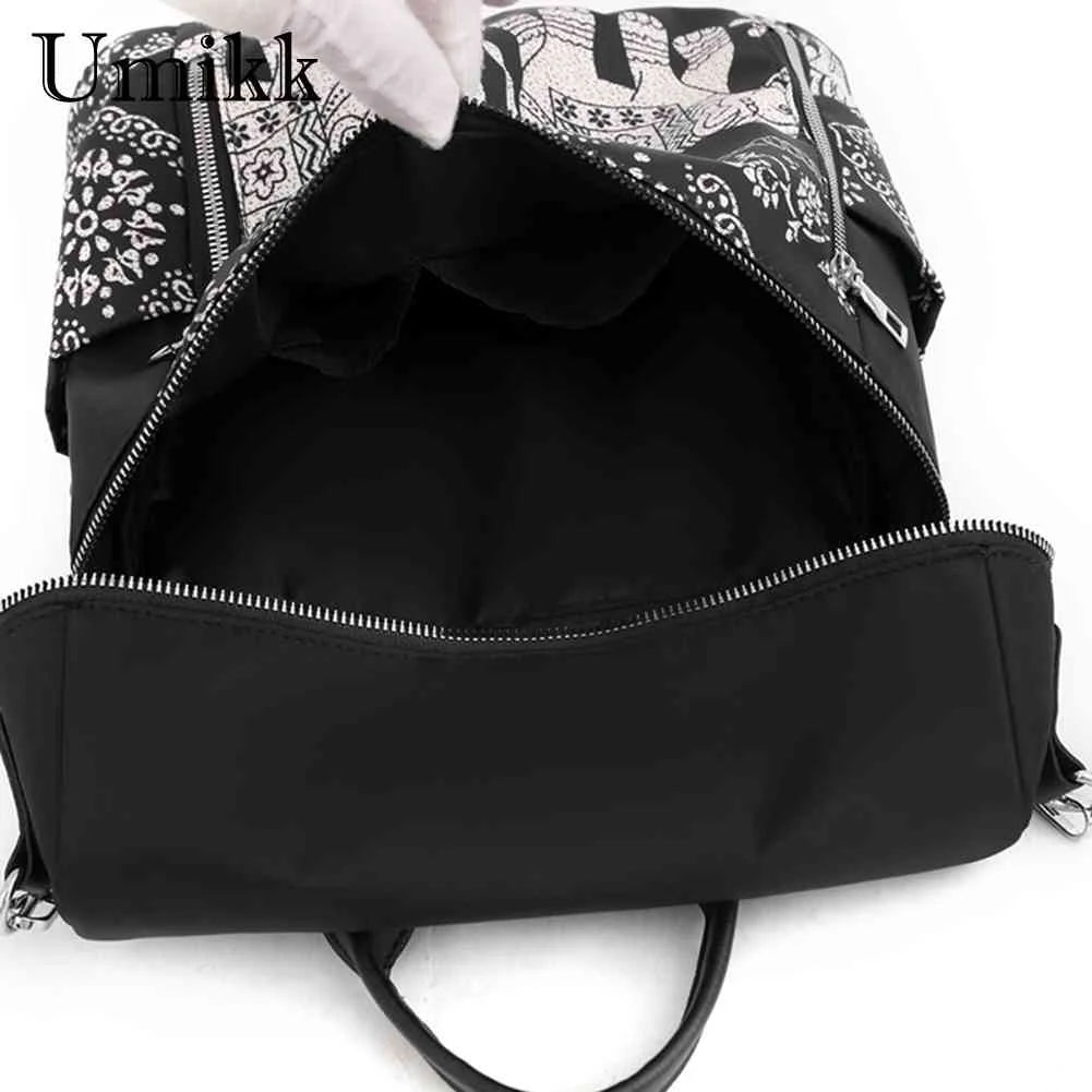 Retro Ethnic Backpack for Women Teenage Student