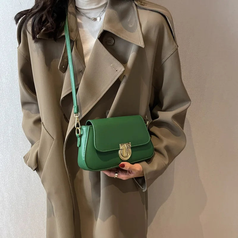 Retro Small Square Bag Women Armpit Bag Crossbody