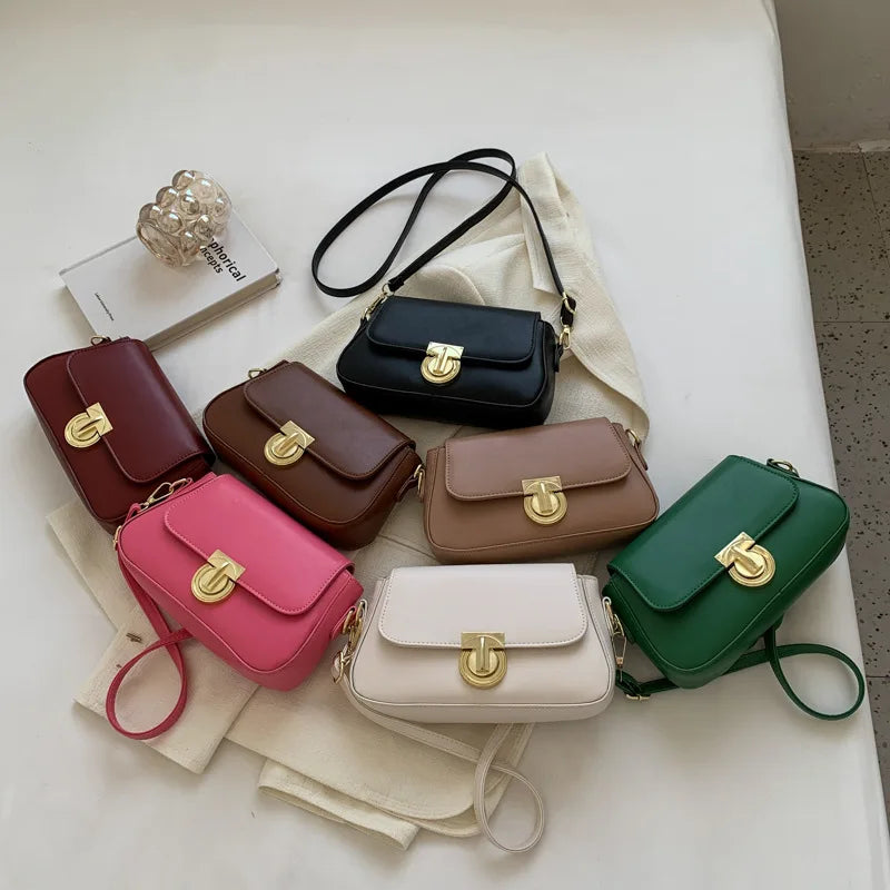Retro Small Square Bag Women Armpit Bag Crossbody