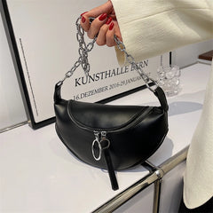 Retro Female Leather Waist Bag Shoulder Crossbody