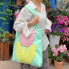 Retro Flower Women's Shoulder Bags Patchwork Female Tote Purse Handbags
