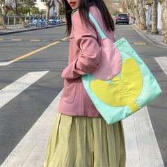Retro Flower Women's Shoulder Bags Patchwork Female Tote Purse Handbags