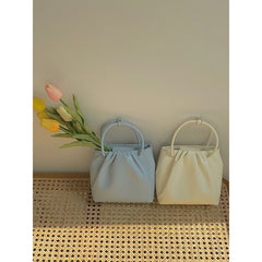 Vintage Bucket Shoulder Bag for Women Portable Messenger Purse