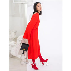 Retro Angel Antique Handbags Satin Totes Bag Women Shoulder Messenger Bags