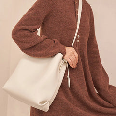 Retro Shoulder Handbag Zipper Pocket Shoulder Tote Bags