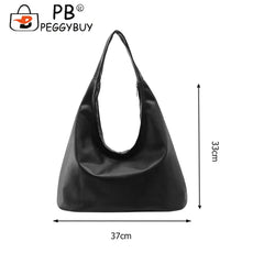 Retro Ladies Shoulder Bags Pure Crossbody Bag Casual PU Leather Women Casual Pur