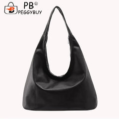 Retro Ladies Shoulder Bags Pure Crossbody Bag Casual PU Leather Women Casual Pur