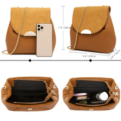 Retro Lady Cross Body Bag Bucket Bags Women Shoulder Bag