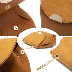 Retro Lady Cross Body Bag Bucket Bags Women Shoulder Bag