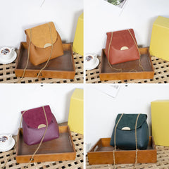 Retro Lady Cross Body Bag Bucket Bags Women Shoulder Bag