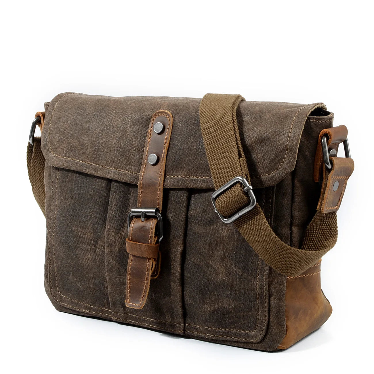 Retro Laptop Briefcase Bag Cowhide Leather Handbags 13inch Pad Bag