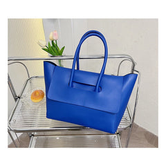 Retro Large Capacity Shoulder Bag PU Leather High Multi-function Female Handbag