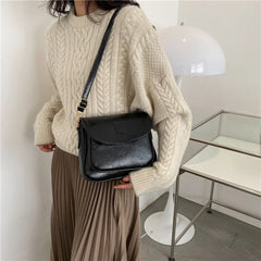 Retro Large Capacity Shoulder Bags For Female Crossbody Bags
