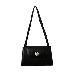 Retro Love Hand-held Underarm Bag Women's Texture Small Square Bag