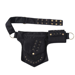 Retro Multifunctional Waist Bag Purse Men Women Phone Storage Chest Fanny Pack