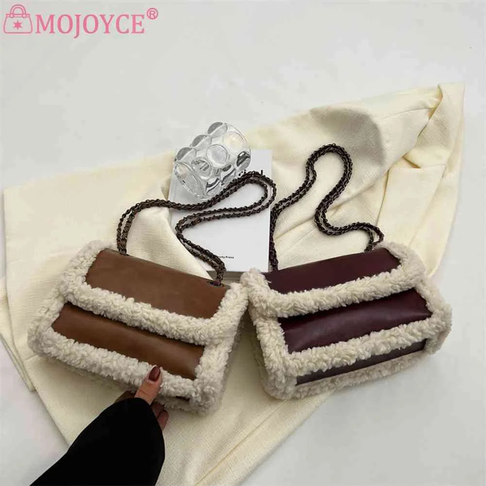 Retro Messenger Bag Women Faux Suede Shoulder Handbag