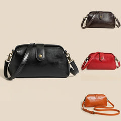 Retro Mini Shoulder Bag Crossbody Multi-pocket Wallet Leather Handbag