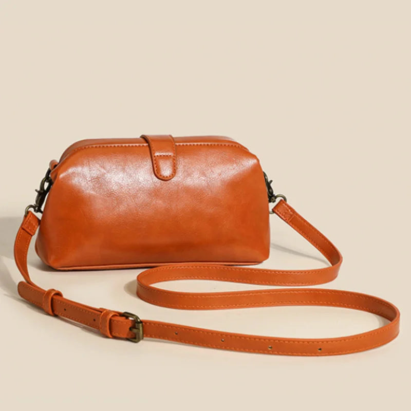 Retro Mini Shoulder Bag Crossbody Multi-pocket Wallet Leather Handbag