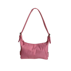 Retro Nylon Women's Hobos Small Shoulder Bag Girls Pink Purse Tote Handbags
