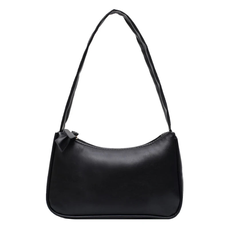 Retro One Shoulder Bags For Women PU Leather Handbag