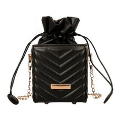 Plaid Pattern Crossbody Bags Retro PU Leather Mini Female Messenger Bags