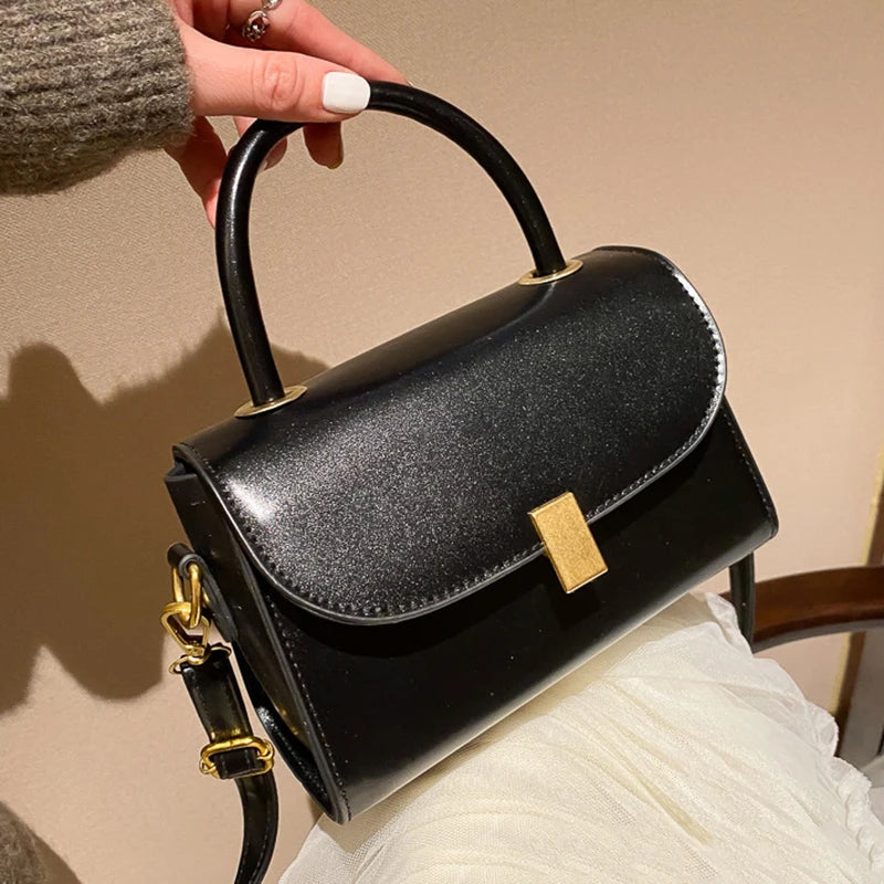 Vintage PU Leather Shoulder Bag Women Crossbody Handbag Clutch