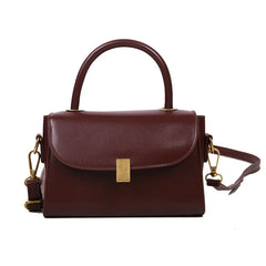 Vintage PU Leather Shoulder Bag Women Crossbody Handbag Clutch