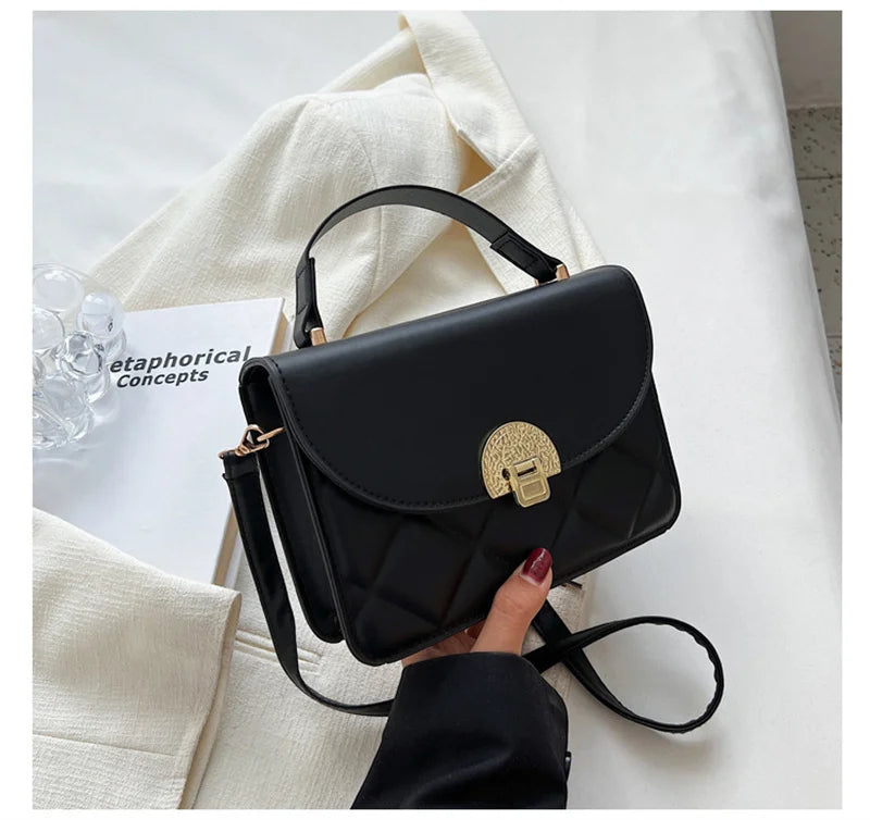 Retro PU Leather Shoulder Bags Crossbody Flap Purse for Women