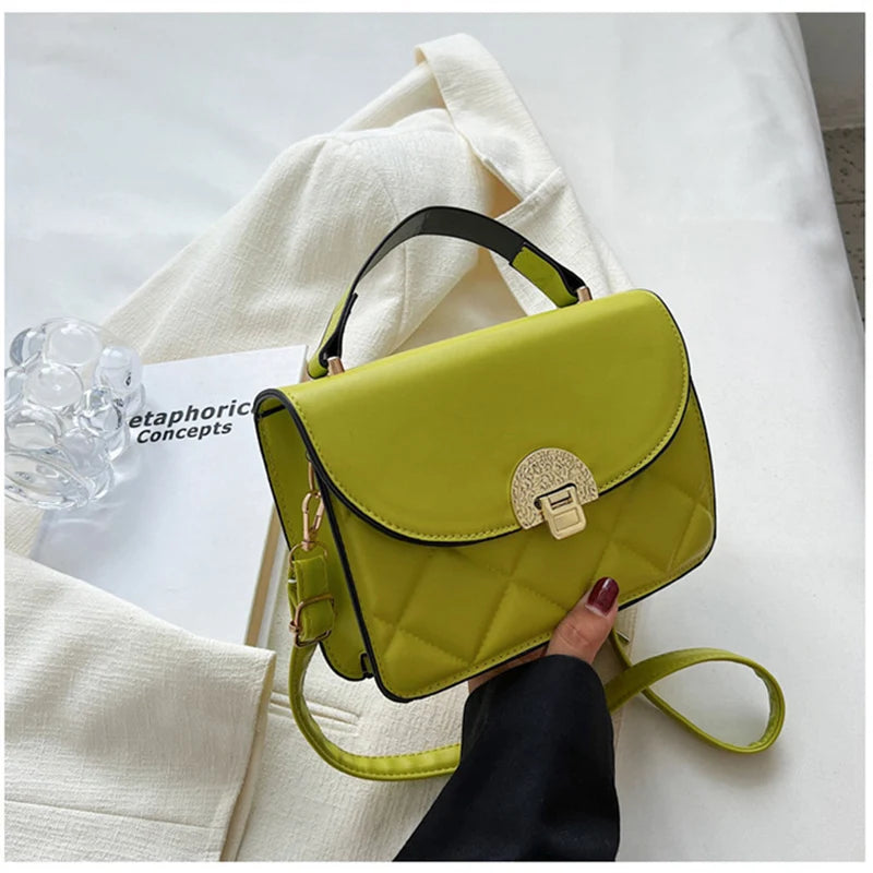 Retro PU Leather Shoulder Bags Crossbody Flap Purse for Women