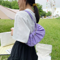 Vintage Butterfly Chain Shoulder Bags Women Nylon Cloud Handbags