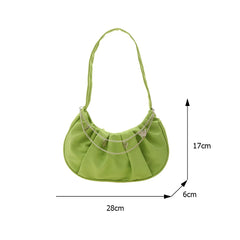 Vintage Butterfly Chain Shoulder Bags Women Nylon Cloud Handbags