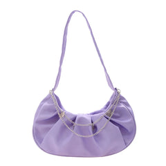Vintage Butterfly Chain Shoulder Bags Women Nylon Cloud Handbags