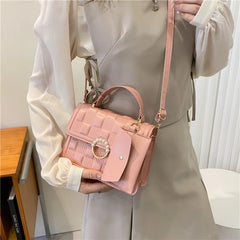 Retro Portable Small Square Bag Women's Bag Versatile Shoulder Messenger Bag