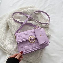 Retro Portable Small Square Bag Women's Bag Versatile Shoulder Messenger Bag
